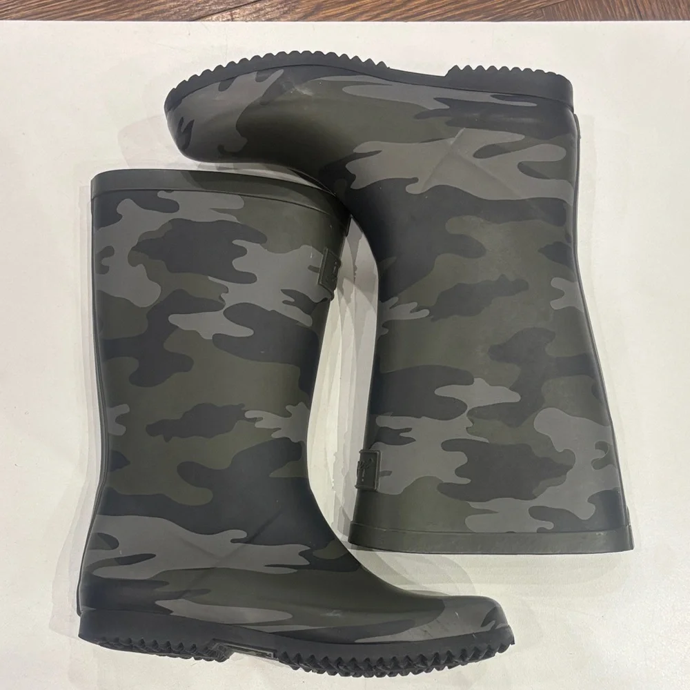 Joules Olive Camouflage Boots
